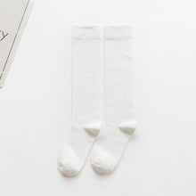 Load image into Gallery viewer, 1 Pair Women's Socks Autumn Winter Fashion Long Socks Preppy Style Knee Socks Solid Color High Elastic