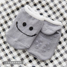 Load image into Gallery viewer, Lytwtw's Baby Floor Boy Girl Kids Children Smile Infant Cotton Anti Skid Slip Toddler Slipper Sock Striped Newborn cheap stuff
