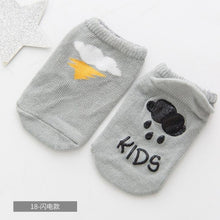 Load image into Gallery viewer, Lytwtw's Baby Floor Boy Girl Kids Children Smile Infant Cotton Anti Skid Slip Toddler Slipper Sock Striped Newborn cheap stuff