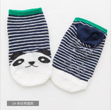 Load image into Gallery viewer, Lytwtw's Baby Floor Boy Girl Kids Children Smile Infant Cotton Anti Skid Slip Toddler Slipper Sock Striped Newborn cheap stuff