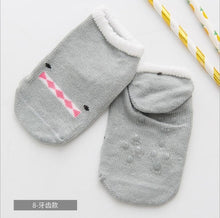 Load image into Gallery viewer, Lytwtw's Baby Floor Boy Girl Kids Children Smile Infant Cotton Anti Skid Slip Toddler Slipper Sock Striped Newborn cheap stuff