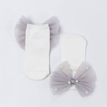 Load image into Gallery viewer, New Baby Girls Socks With Bows Toddlers Infants Cotton Ankle Socks Beading Baby Girls Princess Sock Cute Children Socks