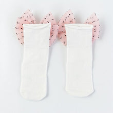 Load image into Gallery viewer, New Baby Girls Socks With Bows Toddlers Infants Cotton Ankle Socks Beading Baby Girls Princess Sock Cute Children Socks