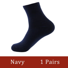 Load image into Gallery viewer, Casual Men's Business Socks For Men Cotton Brand Crew Black White Gray Long Male Socks 2019 New Warm Autumn Winter 1 5 10 pairs
