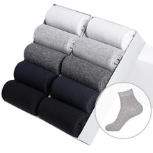 Load image into Gallery viewer, Casual Men&#39;s Business Socks For Men Cotton Brand Crew Black White Gray Long Male Socks 2019 New Warm Autumn Winter 1 5 10 pairs