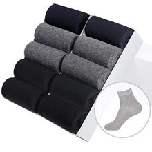 Load image into Gallery viewer, Casual Men's Business Socks For Men Cotton Brand Crew Black White Gray Long Male Socks 2019 New Warm Autumn Winter 1 5 10 pairs