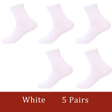Load image into Gallery viewer, Casual Men's Business Socks For Men Cotton Brand Crew Black White Gray Long Male Socks 2019 New Warm Autumn Winter 1 5 10 pairs