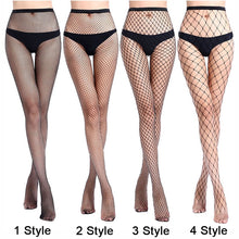 Load image into Gallery viewer, 2018 Sexy Fishnet Stockings Women Mesh Stocking Sexy Pantyhose Nylon Tights Ladies Black Long Stockings Over the Knee Socks EW24