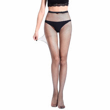 Load image into Gallery viewer, 2018 Sexy Fishnet Stockings Women Mesh Stocking Sexy Pantyhose Nylon Tights Ladies Black Long Stockings Over the Knee Socks EW24