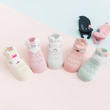 Load image into Gallery viewer, YWHUANSEN 5 Pairs/lot Summer Mesh Socks For Newborns Baby Cute Cartoon Socks For Girls Thin Soft Cotton Boy Child Socks Infants