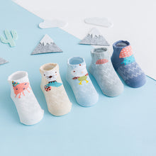 Load image into Gallery viewer, YWHUANSEN 5 Pairs/lot Summer Mesh Socks For Newborns Baby Cute Cartoon Socks For Girls Thin Soft Cotton Boy Child Socks Infants