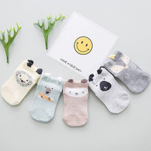 Load image into Gallery viewer, YWHUANSEN 5 Pairs/lot Summer Mesh Socks For Newborns Baby Cute Cartoon Socks For Girls Thin Soft Cotton Boy Child Socks Infants