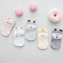 Load image into Gallery viewer, YWHUANSEN 5 Pairs/lot Summer Mesh Socks For Newborns Baby Cute Cartoon Socks For Girls Thin Soft Cotton Boy Child Socks Infants