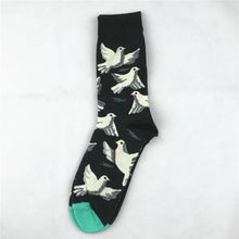 Load image into Gallery viewer, New happy Mens socks Women animal alien chili Moustache sloths Novelty Sock combed cotton funny Socks Men's big size Crew Socks