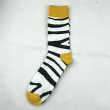 Load image into Gallery viewer, New happy Mens socks Women animal alien chili Moustache sloths Novelty Sock combed cotton funny Socks Men's big size Crew Socks