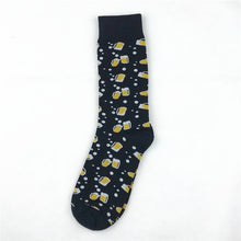 Load image into Gallery viewer, New happy Mens socks Women animal alien chili Moustache sloths Novelty Sock combed cotton funny Socks Men's big size Crew Socks