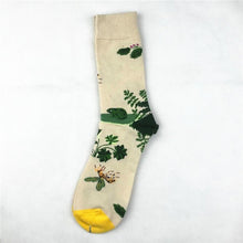 Load image into Gallery viewer, New happy Mens socks Women animal alien chili Moustache sloths Novelty Sock combed cotton funny Socks Men's big size Crew Socks