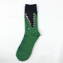 Load image into Gallery viewer, New happy Mens socks Women animal alien chili Moustache sloths Novelty Sock combed cotton funny Socks Men's big size Crew Socks