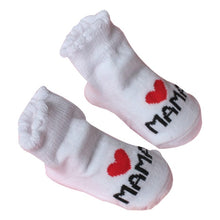 Load image into Gallery viewer, ISHOWTIENDA Baby Infant Boy Girl Slip-resistant Floor Socks Love Mama Papa Letter Socks Soft comfortable Calcetines de bebe