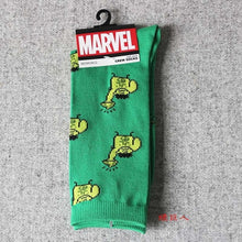 Load image into Gallery viewer, Marvel Comics Hero General Socks cartoon Iron Man Captain America Knee-High Warm Stitching pattern Antiskid Casual Sock
