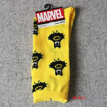 Load image into Gallery viewer, Marvel Comics Hero General Socks cartoon Iron Man Captain America Knee-High Warm Stitching pattern Antiskid Casual Sock