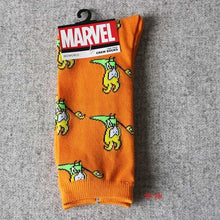 Load image into Gallery viewer, Marvel Comics Hero General Socks cartoon Iron Man Captain America Knee-High Warm Stitching pattern Antiskid Casual Sock