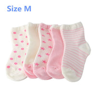 Load image into Gallery viewer, Winter Spring Hot 5Pairs Baby Kids Cute Cartoon Socks Newborn Infant Toddler Soft Cotton Sock Comfortable Ankle Socks For 0-10Y