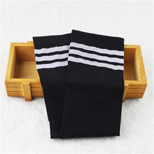 Load image into Gallery viewer, White school girls socks cotton knee high long socks cartoon star/heart/stripe design princess socks kniekousen meisje