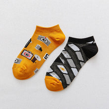 Load image into Gallery viewer, Spring Trendy happy Socks men Cotton Boat Man Socks Interest Funny Originality Series harajuku ankle sock Animal fruit