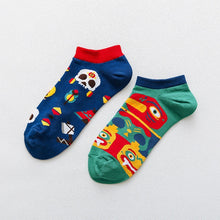 Load image into Gallery viewer, Spring Trendy happy Socks men Cotton Boat Man Socks Interest Funny Originality Series harajuku ankle sock Animal fruit