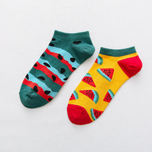 Load image into Gallery viewer, Spring Trendy happy Socks men Cotton Boat Man Socks Interest Funny Originality Series harajuku ankle sock Animal fruit