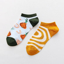 Load image into Gallery viewer, Spring Trendy happy Socks men Cotton Boat Man Socks Interest Funny Originality Series harajuku ankle sock Animal fruit