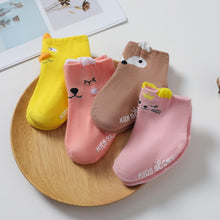 Load image into Gallery viewer, New Arrival Newborn Socks Cartoon 100% Cotton Baby Socks No-slip Infant Cotton Socks