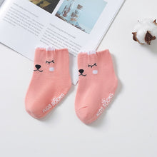 Load image into Gallery viewer, New Arrival Newborn Socks Cartoon 100% Cotton Baby Socks No-slip Infant Cotton Socks