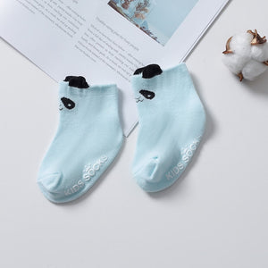 New Arrival Newborn Socks Cartoon 100% Cotton Baby Socks No-slip Infant Cotton Socks