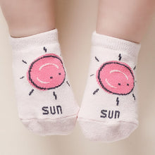 Load image into Gallery viewer, Cute Lace Flower Mesh Summer Newborn Baby Socks Cotton Baby Girl Socks Angel Wings Anti Slip Socks Calcetines Recien Nacido