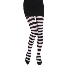 Load image into Gallery viewer, Women Stripe Print Long Tube Knee Socks Fancy Dress Party Funny Dress Up Props （F=Red,C and G are out of stock)