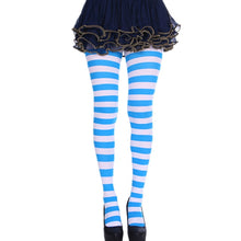 Load image into Gallery viewer, Women Stripe Print Long Tube Knee Socks Fancy Dress Party Funny Dress Up Props （F=Red,C and G are out of stock)