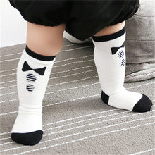 Load image into Gallery viewer, 1 Pair Unisex Lovely Cute Cartoon Fox Kids baby Socks Knee Girl Boy Baby Toddler Socks animal infant Soft Cotton socks 0-3 Y