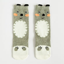 Load image into Gallery viewer, 1 Pair Unisex Lovely Cute Cartoon Fox Kids baby Socks Knee Girl Boy Baby Toddler Socks animal infant Soft Cotton socks 0-3 Y
