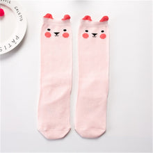 Load image into Gallery viewer, 1 Pair Unisex Lovely Cute Cartoon Fox Kids baby Socks Knee Girl Boy Baby Toddler Socks animal infant Soft Cotton socks 0-3 Y