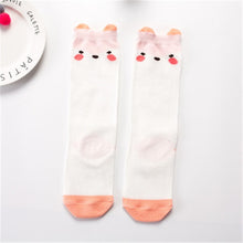 Load image into Gallery viewer, 1 Pair Unisex Lovely Cute Cartoon Fox Kids baby Socks Knee Girl Boy Baby Toddler Socks animal infant Soft Cotton socks 0-3 Y