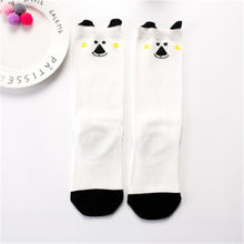 Load image into Gallery viewer, 1 Pair Unisex Lovely Cute Cartoon Fox Kids baby Socks Knee Girl Boy Baby Toddler Socks animal infant Soft Cotton socks 0-3 Y