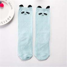 Load image into Gallery viewer, 1 Pair Unisex Lovely Cute Cartoon Fox Kids baby Socks Knee Girl Boy Baby Toddler Socks animal infant Soft Cotton socks 0-3 Y