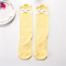 Load image into Gallery viewer, 1 Pair Unisex Lovely Cute Cartoon Fox Kids baby Socks Knee Girl Boy Baby Toddler Socks animal infant Soft Cotton socks 0-3 Y