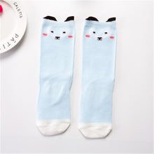 Load image into Gallery viewer, 1 Pair Unisex Lovely Cute Cartoon Fox Kids baby Socks Knee Girl Boy Baby Toddler Socks animal infant Soft Cotton socks 0-3 Y