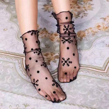Load image into Gallery viewer, Skritts 1pair/3Pairs Summer Lady Solid Nylon Stockings Fashion Woman Transparent Stockings for Summer Knee Highs Socks Hosiery