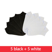 Load image into Gallery viewer, 20Pcs=10Pair Solid Mesh Men's Socks Invisible Ankle Socks Men Summer Breathable Thin Male Boat Socks HOT SALE 2019 DropShip