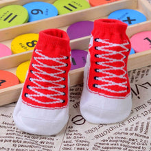Load image into Gallery viewer, 2019 Cute Newborn Baby Socks Soft Baby Girls Boys Socks Sokken Infant Toddler Stripe Anti Slip Socks neonato recien nacido Gift