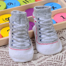 Load image into Gallery viewer, 2019 Cute Newborn Baby Socks Soft Baby Girls Boys Socks Sokken Infant Toddler Stripe Anti Slip Socks neonato recien nacido Gift